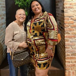 PLUS SIZE SILK SHIRT DRESS size 22/3XL